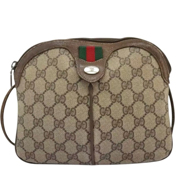 Authenticated Gucci Vintage Ophidia Web Sherry Crossbody Shoulder Bag Purse - Picture 3 of 15